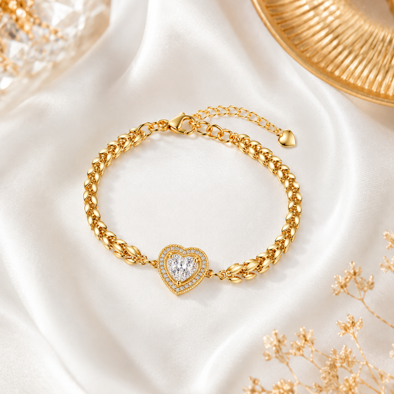 Heart Leaf Bracelet
