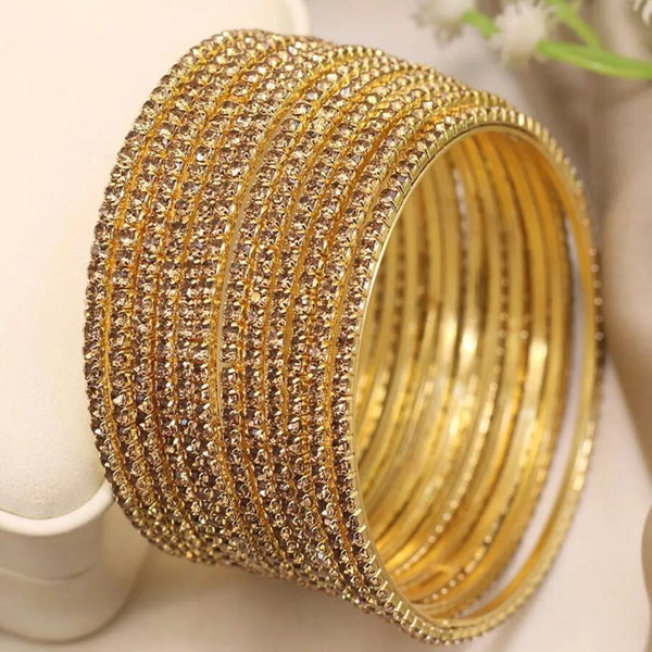 Golden Stone Bangles