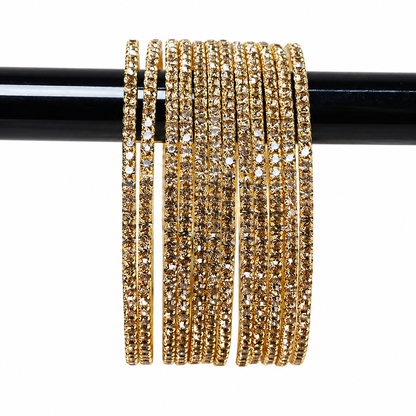 Golden Stone Bangles