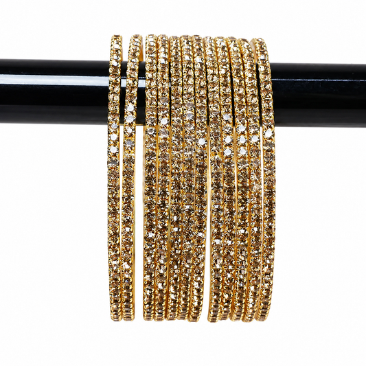 Golden Stone Bangles