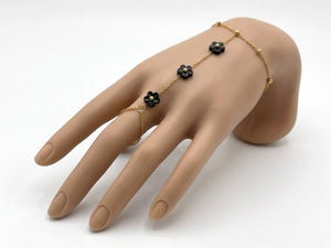 Floral Chain Hand Harness Angla