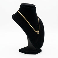 Black Clover Snake Chain Necklace