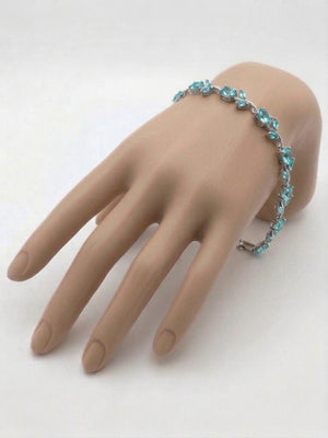 Floral Tulip Gemstone Bracelet