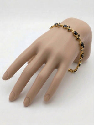 Floral Tulip Gemstone Bracelet