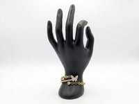 Sparkling Zircon Butterfly Open Cuff Bangle