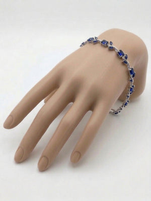 Floral Tulip Gemstone Bracelet