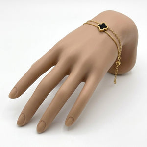 Minimalist Beaded Gold Hand Harness