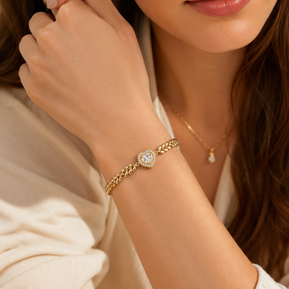 Heart Leaf Bracelet