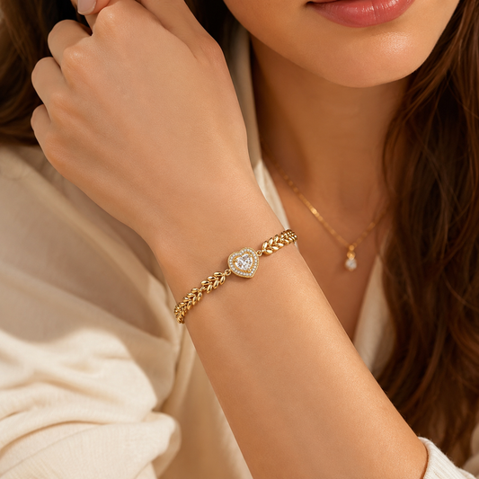 Heart Leaf Bracelet