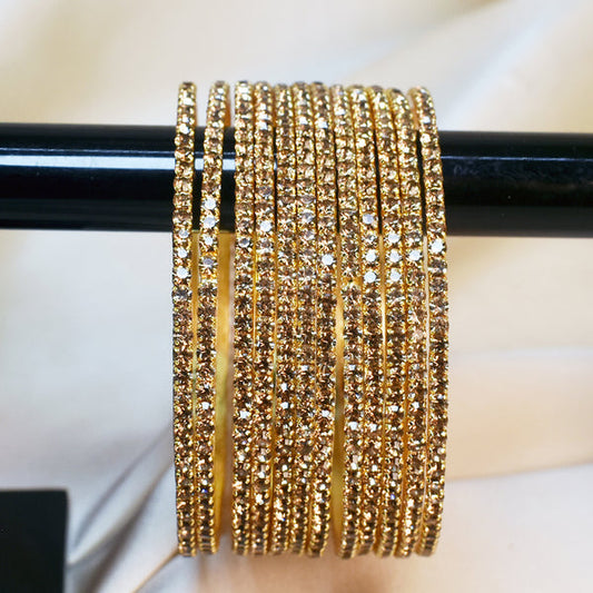 Golden Stone Bangles